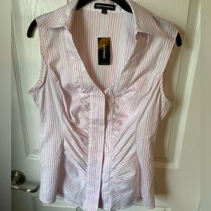 NWT - Express Sleeveless Button Down size Large
